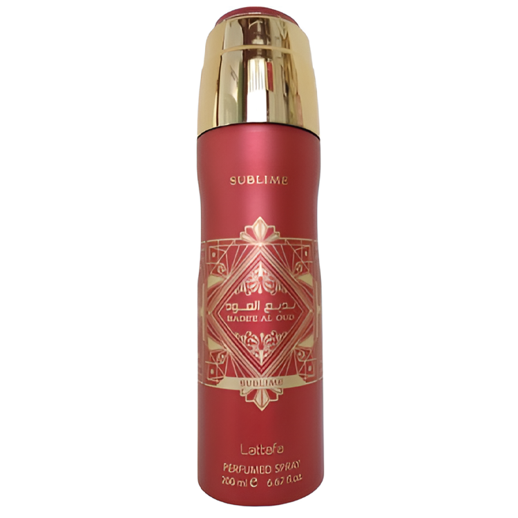 Lattafa déodorant oud sublime parfum fruité floral boisé