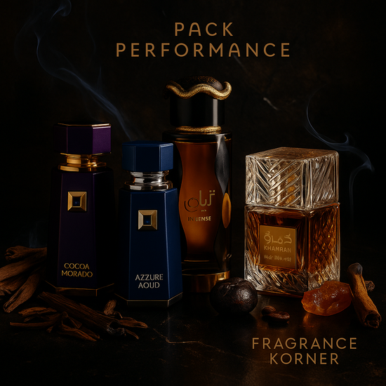 Pack Performance - 4 Parfums, 1 Sillage Inoubliable