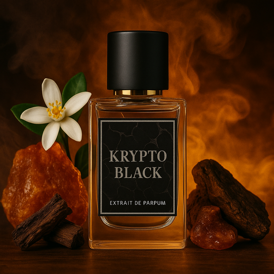 Krypto Black - Extrait de Parfum 50ML | Parfum Intense Mixte