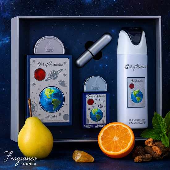 Coffret Cadeau Art of Universe Eau de Parfum 3 Pièces – Lattafa Pride