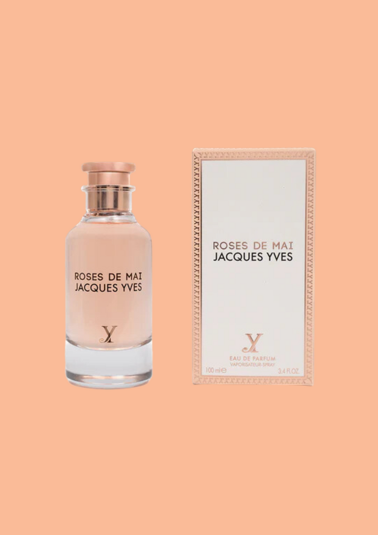 Flacon Rose de Mai Jacques Yves eau de parfum floral boisée