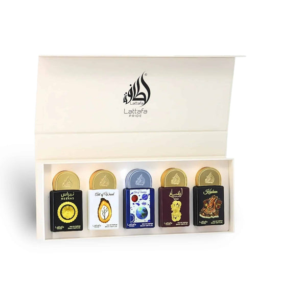 🎁 Coffret Lattafa Pride Collection N°3 – Eau de Parfum 5 × 20 ml
