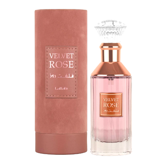 Lattafa Velvet Rose Eau de Parfum Unisexe – Une fragrance luxueuse pour tous