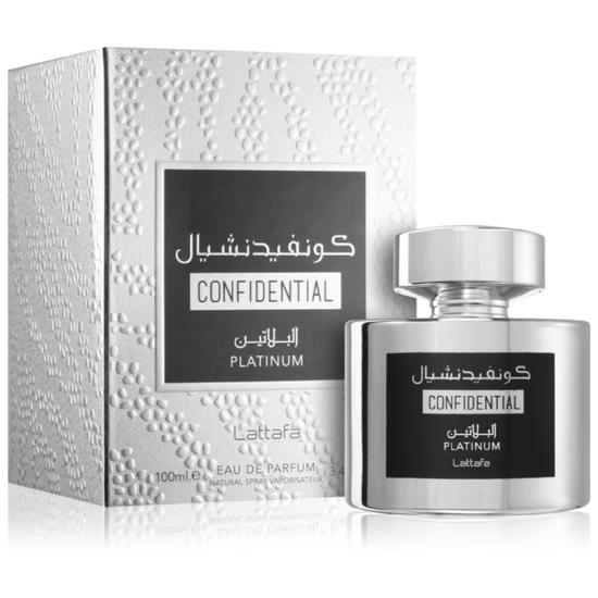 LATTAFA - Confidential Platinum Eau de Parfum 100ML