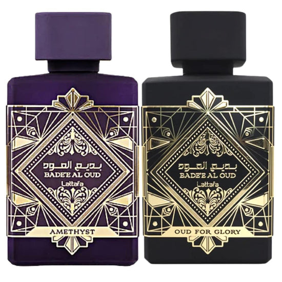 LATTAFA - Duo Badee Al Oud Amethyst & Oud For Glory