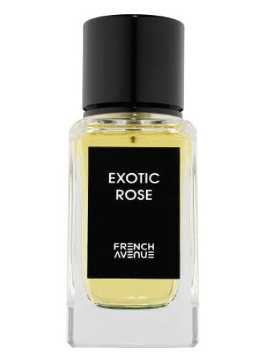 flacon Exotic Rose parfum mixte floral boisé 80ML vue studio