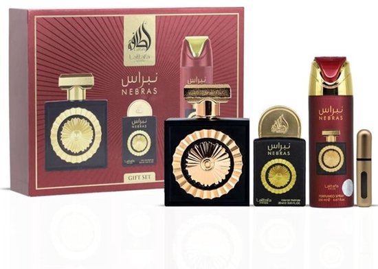 Coffret Cadeau Nebras Eau De Parfum – Lattafa Pride
