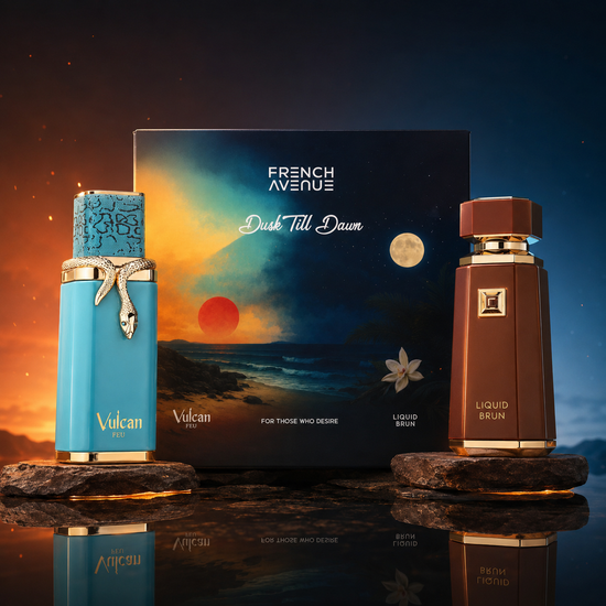 Coffret Dusk Till Dawn Liquid Brun + Vulcan Feu  - Eau de parfum 100ml