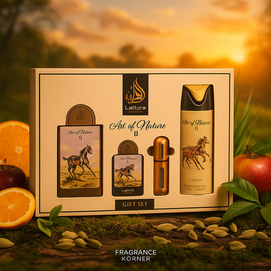 Coffret Cadeau Art of Nature II Eau de Parfum 3 Pièces – Lattafa Pride
