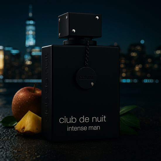 Cocktail intense parfum homme aux notes boisées et fruitées