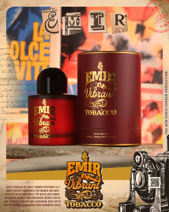 PARIS CORNER - VIBRANT SPICY TOBACCO EMIR EAU DE PARFUM