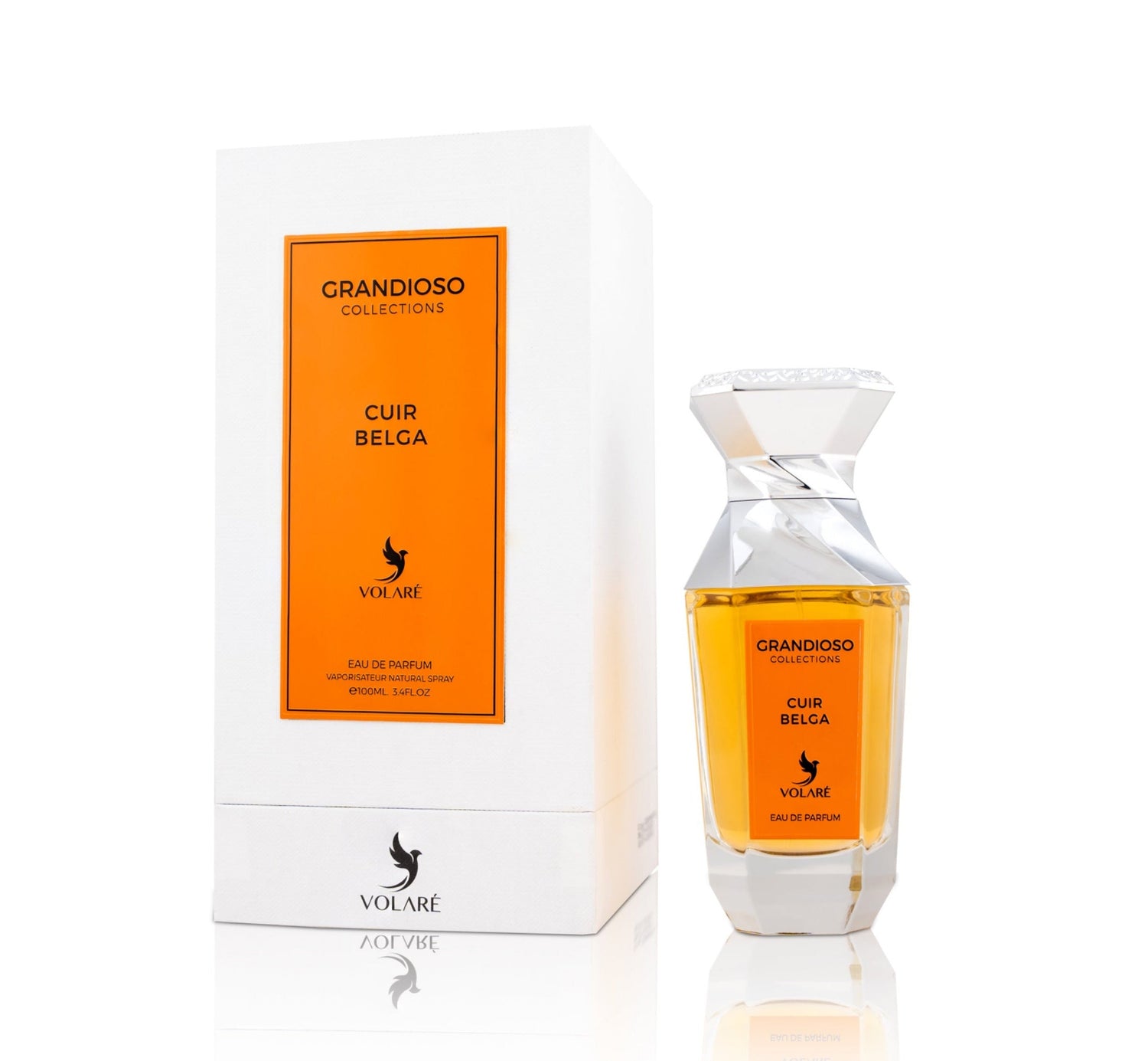 Volare Cuir Belga Eau de Parfum 100ML – Parfum Unisexe Cuiré