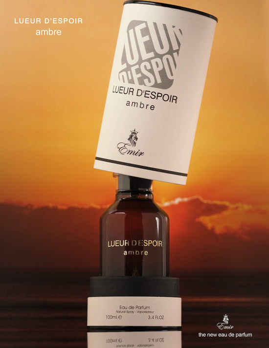 Lueur d’Espoir Ambre 100ML – Parfum Boisé Ambré Épicé