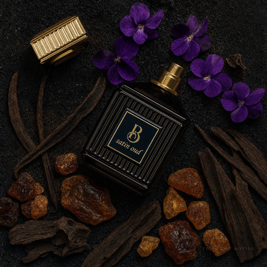 Barakkat Satin Oud - Eau de Parfum 100 ML - Flat Lay