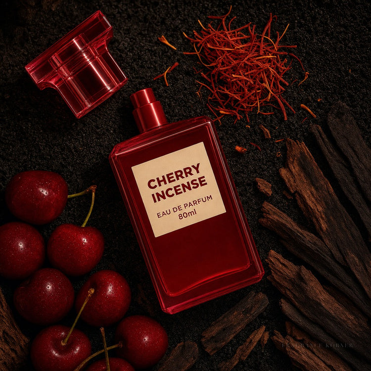 Cherry Incense - Eau de Parfum 80ML - Flat Lay