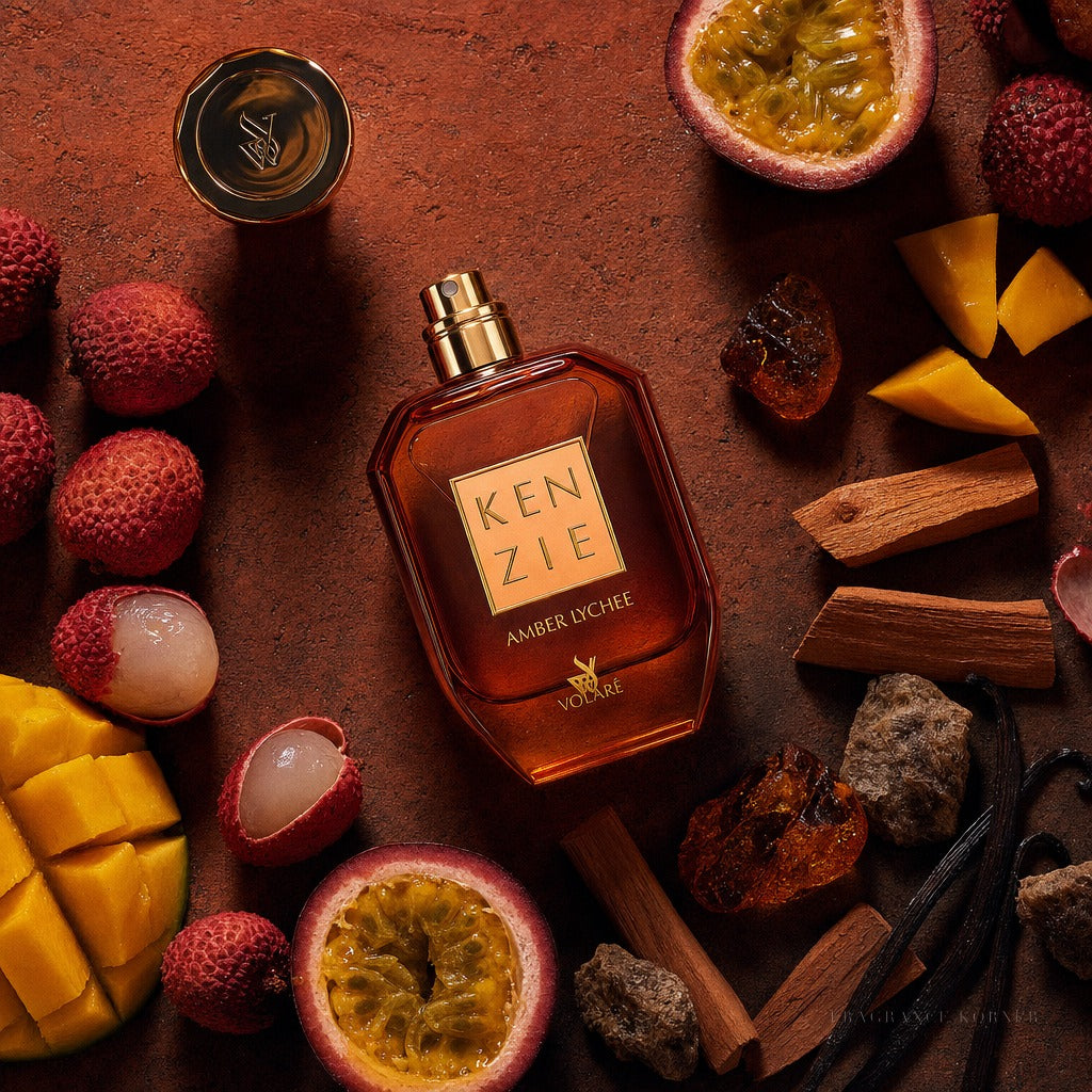Kenzie Amber Lychee - Eau de parfum 100ML - Flat Lay
