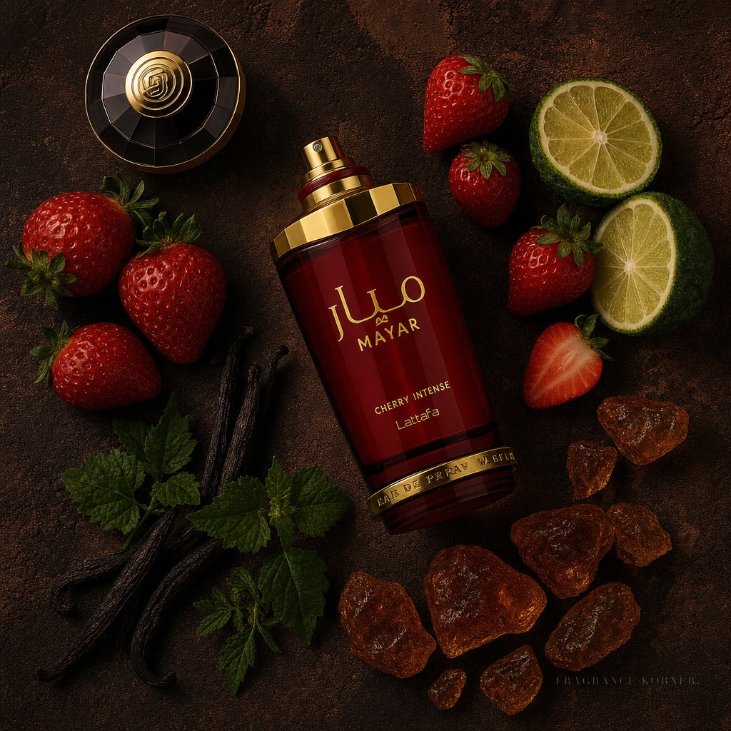 Mayar Cherry Intense Eau de parfum 100ML - Flat Lay