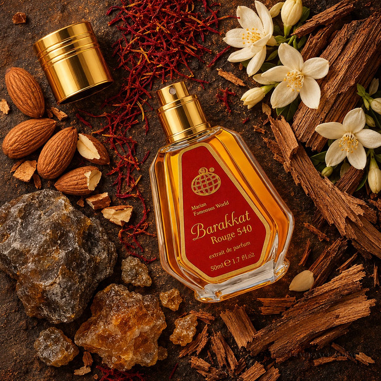Barakkat Rouge 540 - Extrait 50 ml - Flat Lay