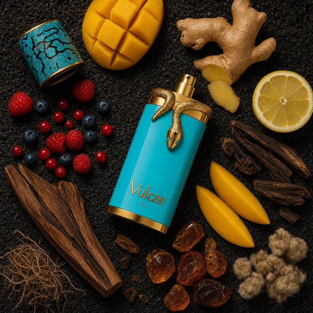 Vulcan Feu Eau de Parfum 100ML - Flat Lay