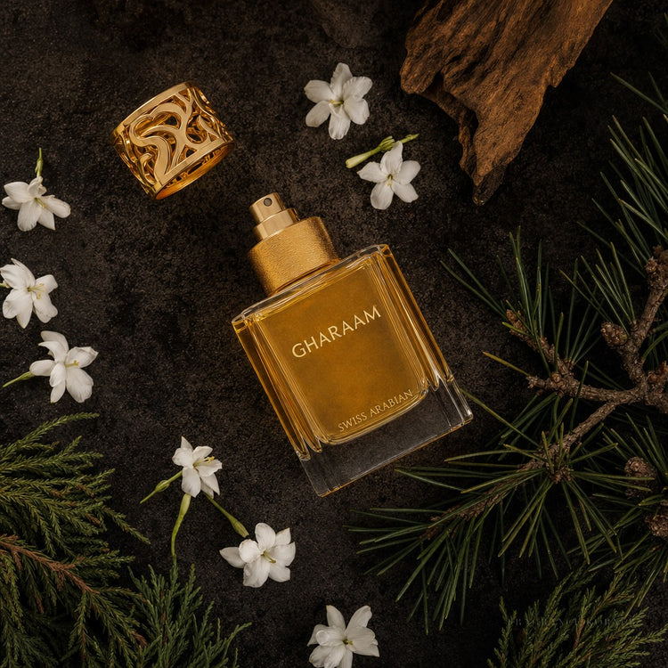 Swiss Arabian - Gharaam Extrait de Parfum 50ML - Flat Lay