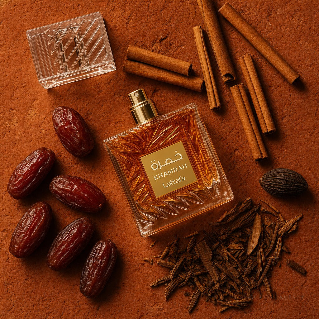 Khamrah Eau de Parfum 100ML - Flat Lay