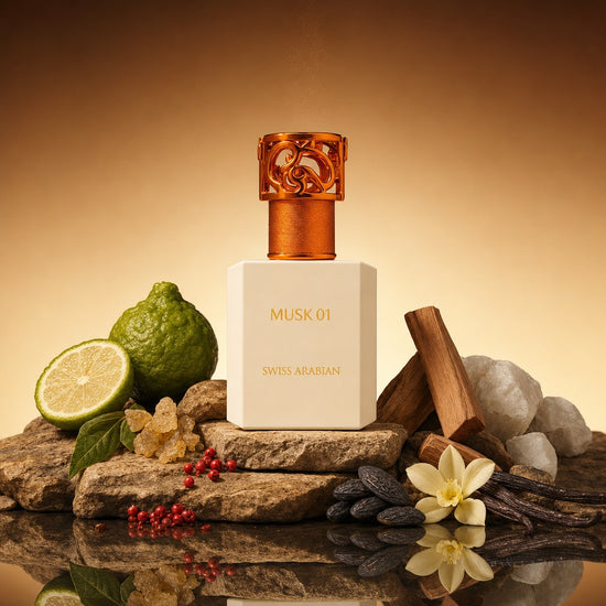 Swiss Arabian - Musk 01 Eau de Parfum 50ML - Gradient Rocks