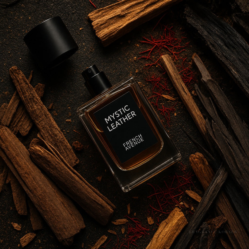 Mystic Leather - Eau de Parfum 100 ml - Flat Lay