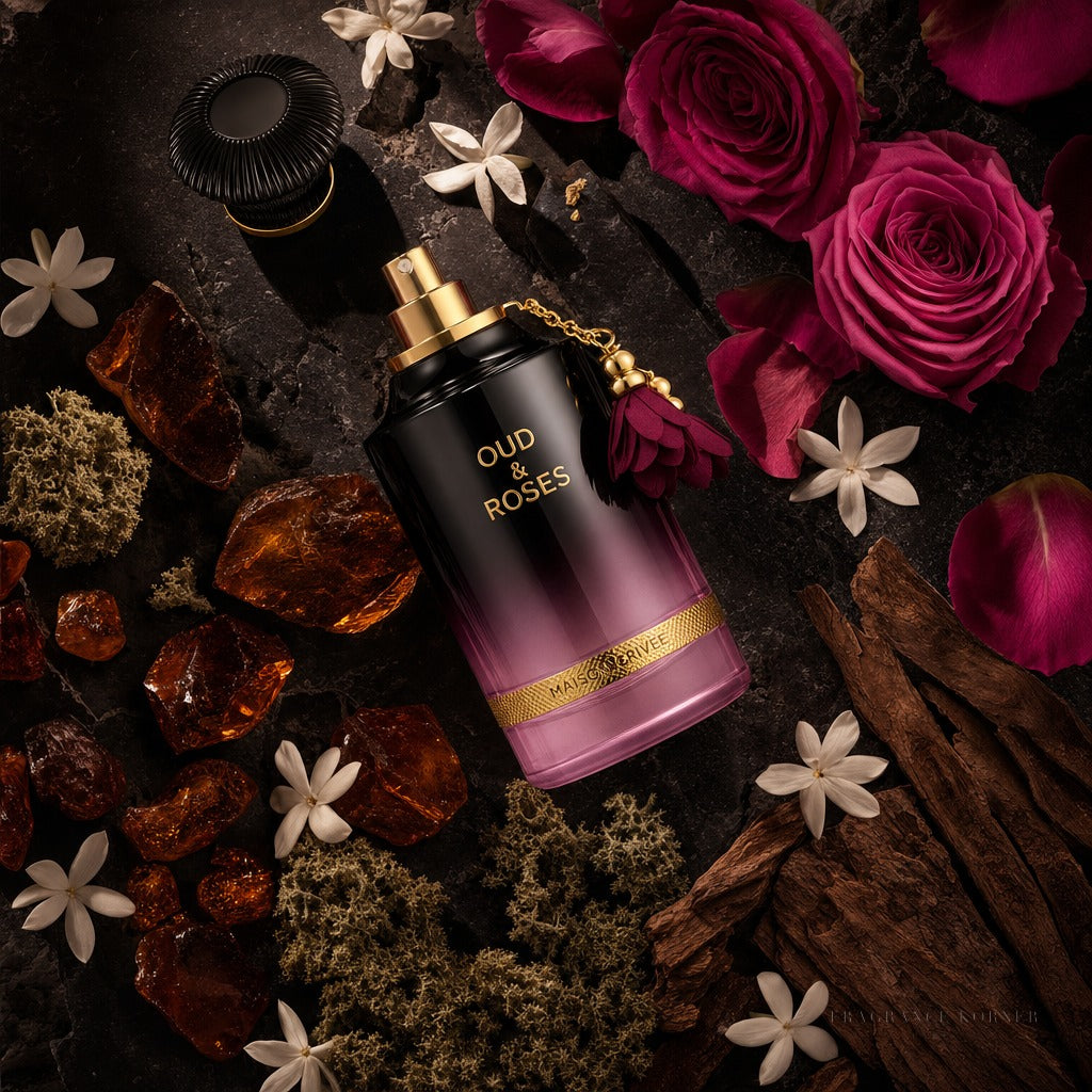 Oud & Rose extrait de parfum 60ml - Flat Lay