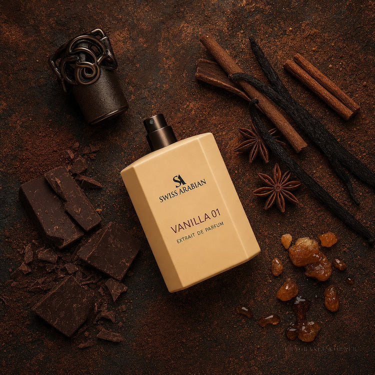 Swiss Arabian - VANILLA 01 Extrait de Parfum 50 ml - Flat Lay