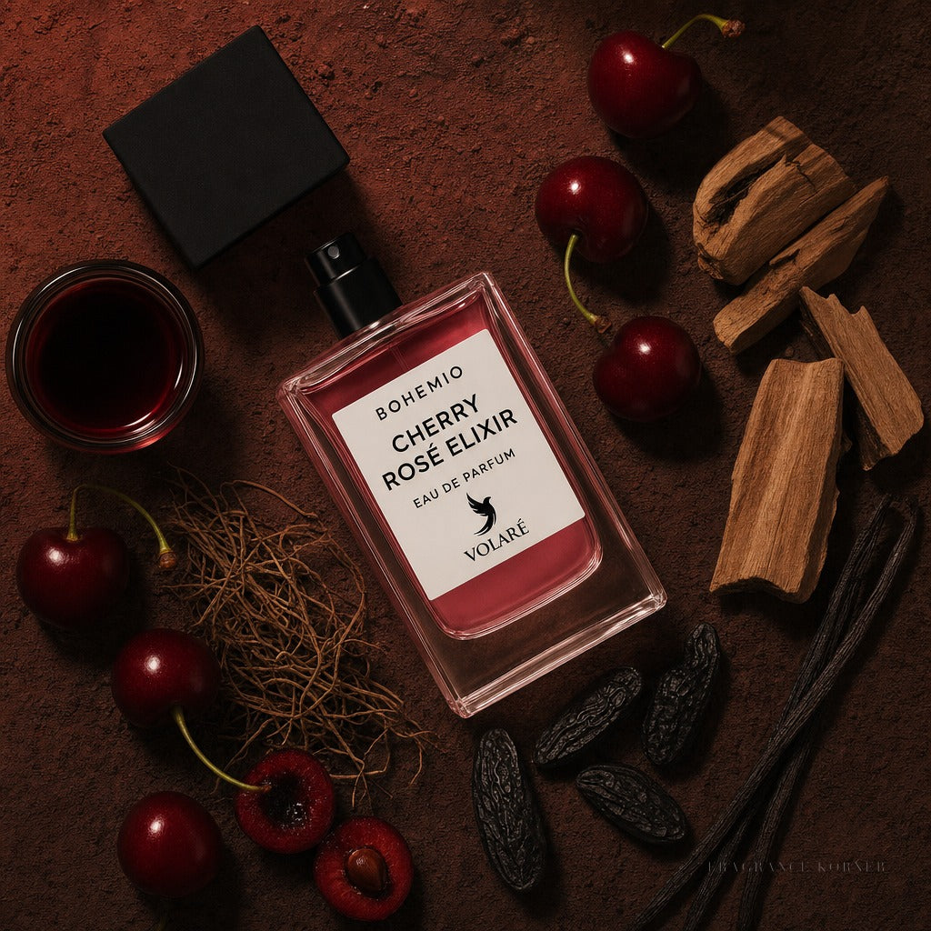 Cherry Rosé Elixir - Eau de Parfum 100 ml - Flat Lay